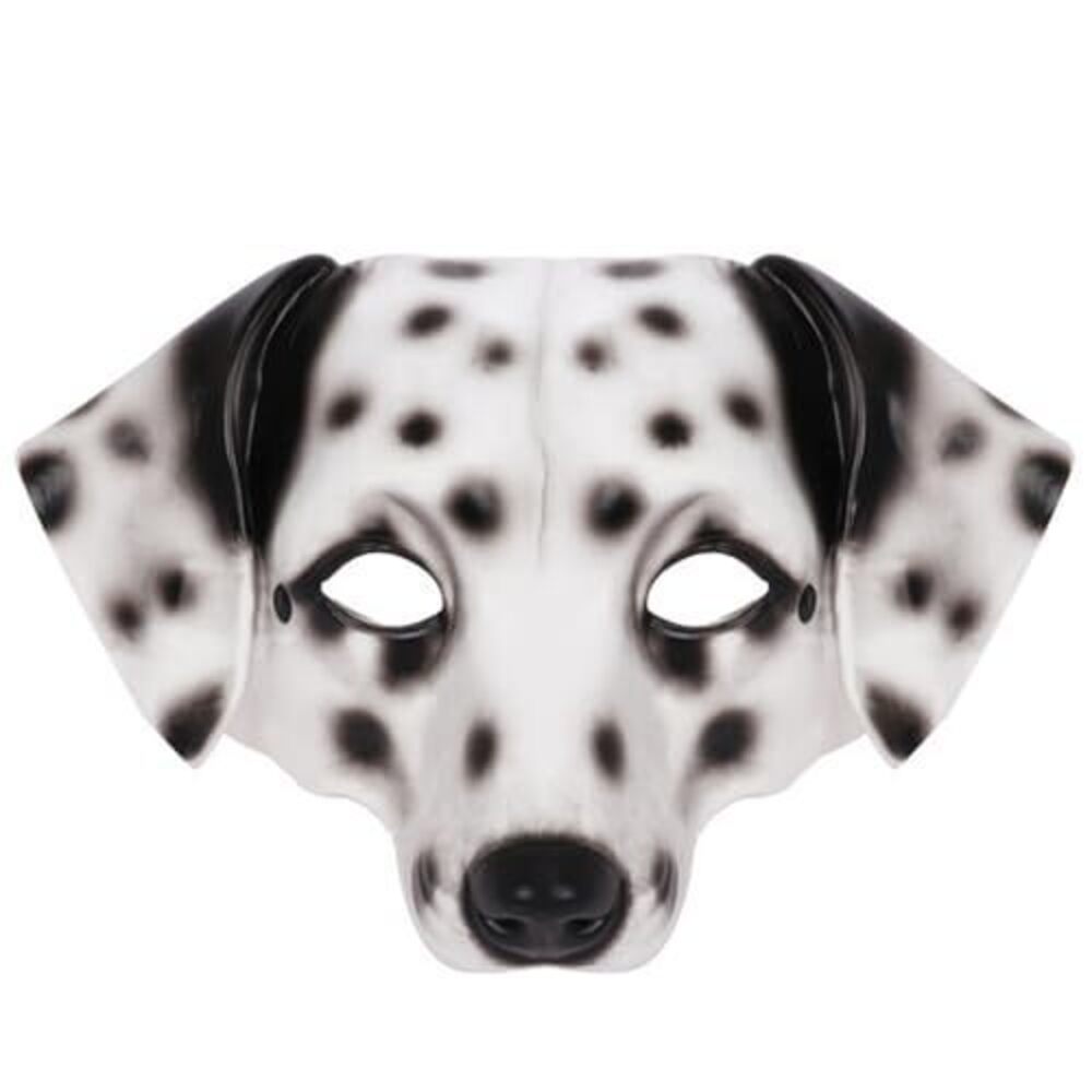 8211 Spotted Dog Full Face Mask Animal Funny Head Masks for Adult Halloween